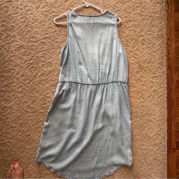 Time & Tru Surplus Dress Chambray Size L - Picture 6 of 11